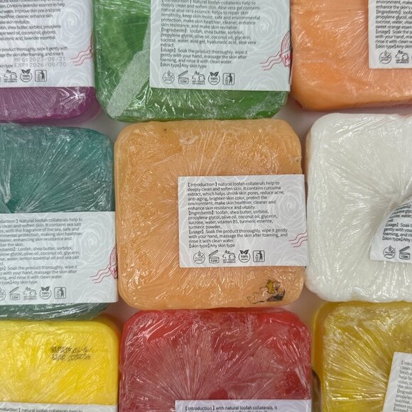 *You Pick Natural Organic Handmade Essential Oil Loofah Soap Scented Body & Face - Picture 3 of 14